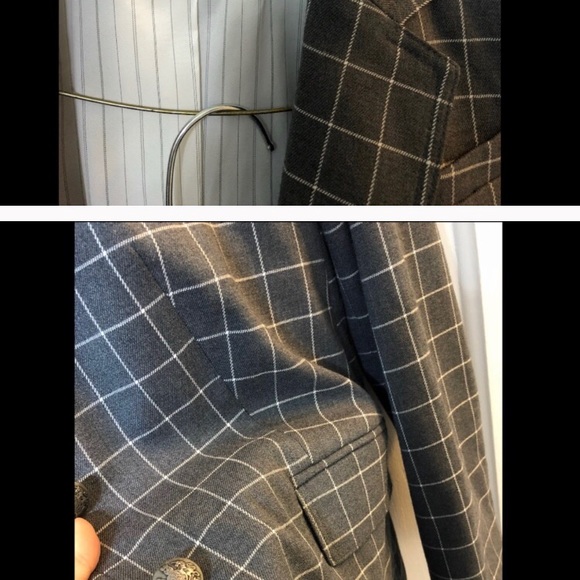Classic Banana Republic WINDOWPANE Pant Suit - Picture 3 of 7